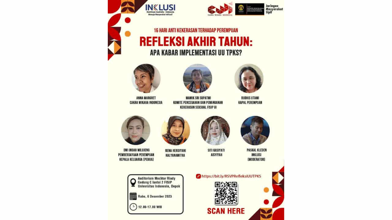 #16DaysOfActivism- Refleksi Akhir Tahun “Apa Kabar Implementasi UU TPKS_”
