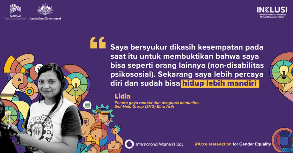 Lidia Menepis Stigma, Merajut Harapan